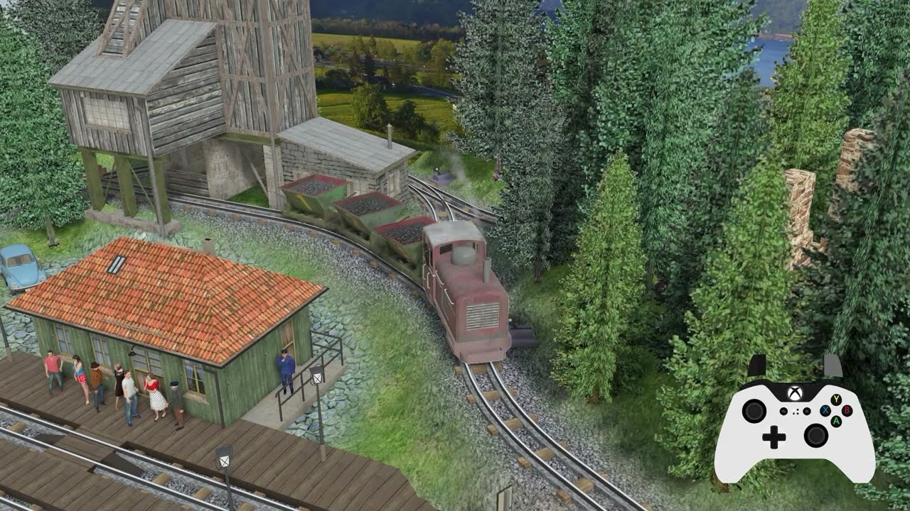 Rangieren und Steuern per Xbox-Controller - 3D-Modellbahn Studio V9.5
