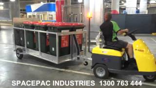 DEC Bull 2 Powered Tug Towing Wheelie Bin Trailer
