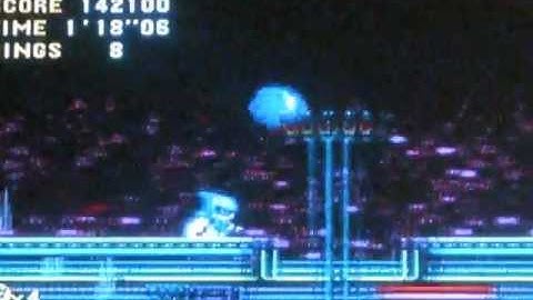 Sonic CD Stardust Speedway Saga Pt3 Metal Sonic Race