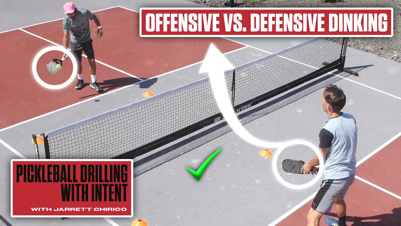 Dinking Pickleball Offensive & Defensive Dinking - YouTube