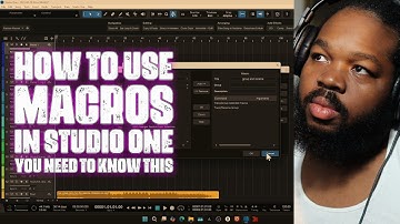 HOW TO USE & CREATE MACROS IN STUDIO ONE