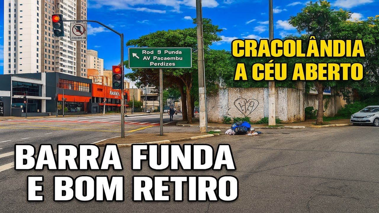 A REALIDADE DA BARRA FUNDA SÃO PAULO | Como está em 2025?(street Walking)