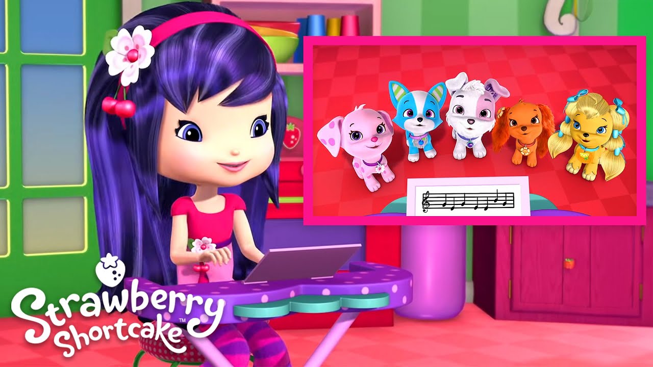 Puppy Sing Along 🎵 Strawberry Shortcake Music Compilation
