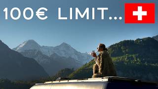 We Only Had 100€. Here's What Happened - Vanlife in Switzerland
