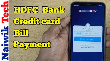 Hoe u uw HDFC-bankcreditcardrekening betaalt via de mobiele app