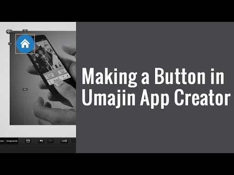 Making a Button in Umajin App Creator