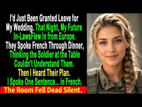They Thought the Soldier at the Table Couldn't Understand French—Then I Said One Sentence