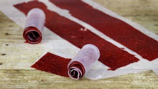 How to Make Homemade Fruit Roll Ups