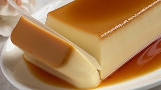 (No Bake) Caramel Custard Pudding | Agaragar Recipes | 焦糖布丁食谱不用烤