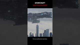 Live Action StarCraft Hyperion Battlecruiser in Flight Over New York #ai #starcraft2 Live Action StarCraft Hyperion Battlecruiser in Flight Over New York #ai #starcraft2