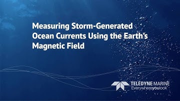 Measuring Storm-generated Ocean Currents Using the Earth