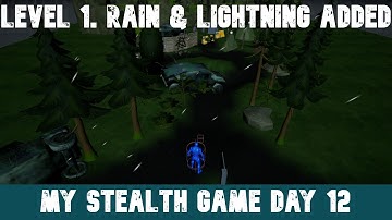 Vive Games Devlog day 12. Unreal Engine Rain Weather System. My unreal engine stealth game.