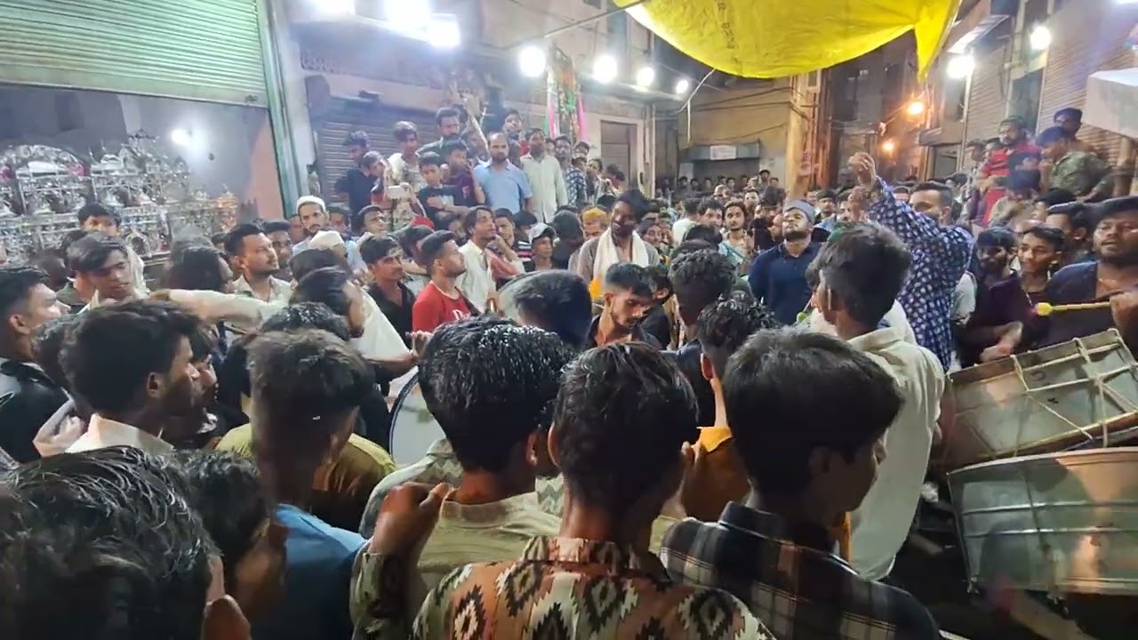 जयपुर मुहर्रम ताजिया 2024। मोहल्ला मछली वालो में अलम लेकर गए मोहल्ला रामगंज फूल वाले ।