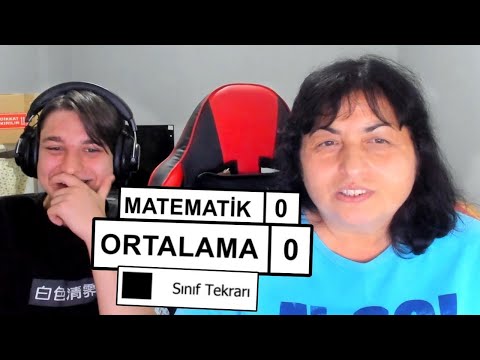 ANNEM E-OKUL NOTLARIMI İNCELİYOR 😐😐 (Sınıfta Kaldım..)