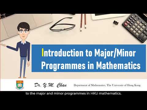 Introduction of Mathematics major/minor programmes to prospective students