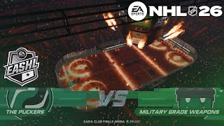The Puckers vs. Military Grade Weapons - NHL 26 EASHL 3v3 Playoffs RD2GM1 (2A) 4-28-26 (4K)
