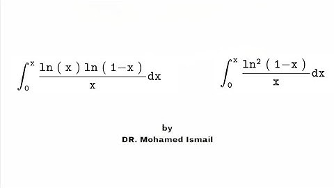 lec 8 Polylogarithm function: Integration involved Polylogarithm (logarithmic integration )