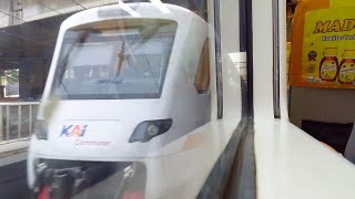 FULL TANPA EDIT || Full ASMR Naik Kereta Bandara Jakarta kota - Tanjung Priok PP.