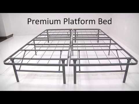 Premium Platform Bed Base Set Up You, Allswell Convertible Platform Bed Frame Queen King