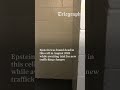 New footage shows Epstein's prison cell