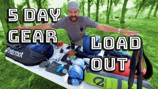 Lightweight Gear Load Out for Shoulder Season  5 Days Backpacking Glacier National Park!