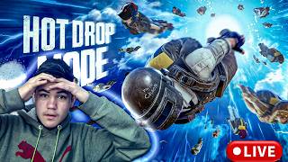🔥 Hot Drop Challenge LIVE | PUBG Mobile Solo vs Squad | Intense Clutches