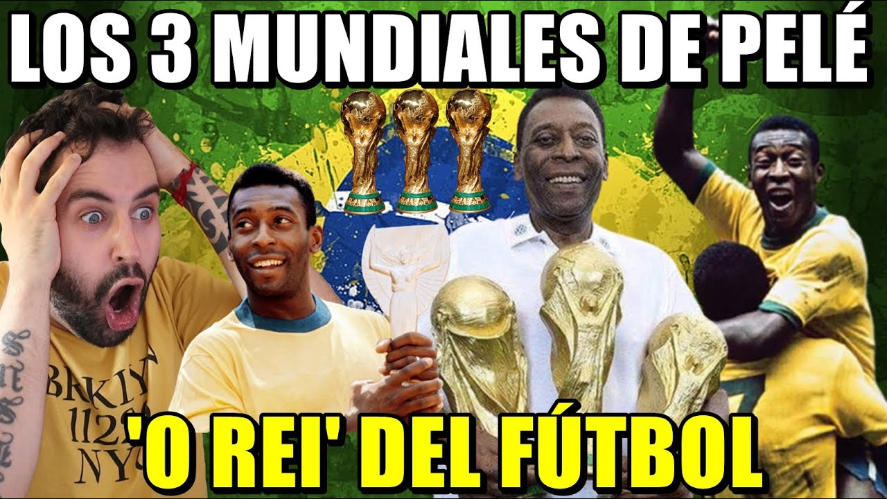 REACCIONANDO a los 3 MUNDIALES de PELÉ 'O REI' DEL FÚTBOL ¡INCREÍBLE LEYENDA!