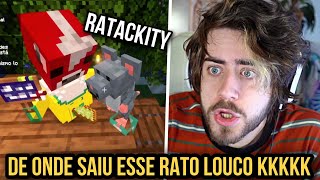 CELLBIT e RICHARLYSON CONHECENDO o RATACKITY (Quackity) no QSMP Minecraft