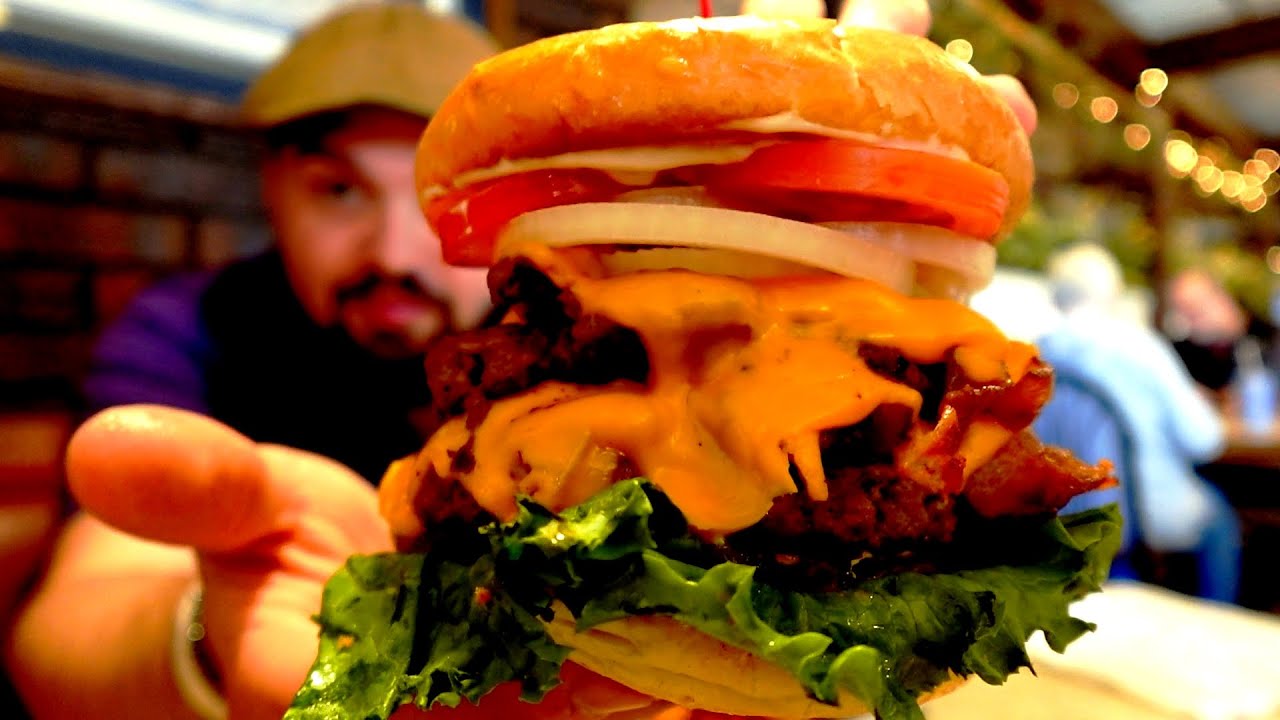 I Attempt To Eat The Biggest Burger In The Restaurant | Sam's Sandwiches