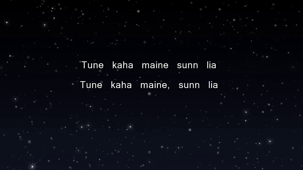 Tune Kaha   Prateek Kuhad Karaoke Version