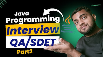 Java Interview Programming Questions For QA SDET Part2 | MyCodeWorks