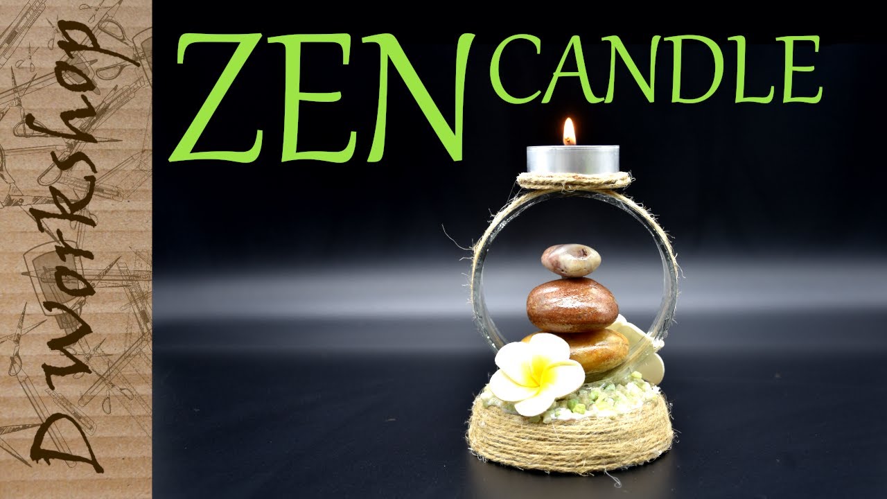 DIY Zen Tea Light Candle Holder D YouTube