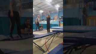 Trampoline Skills - learning cat twist PART 2