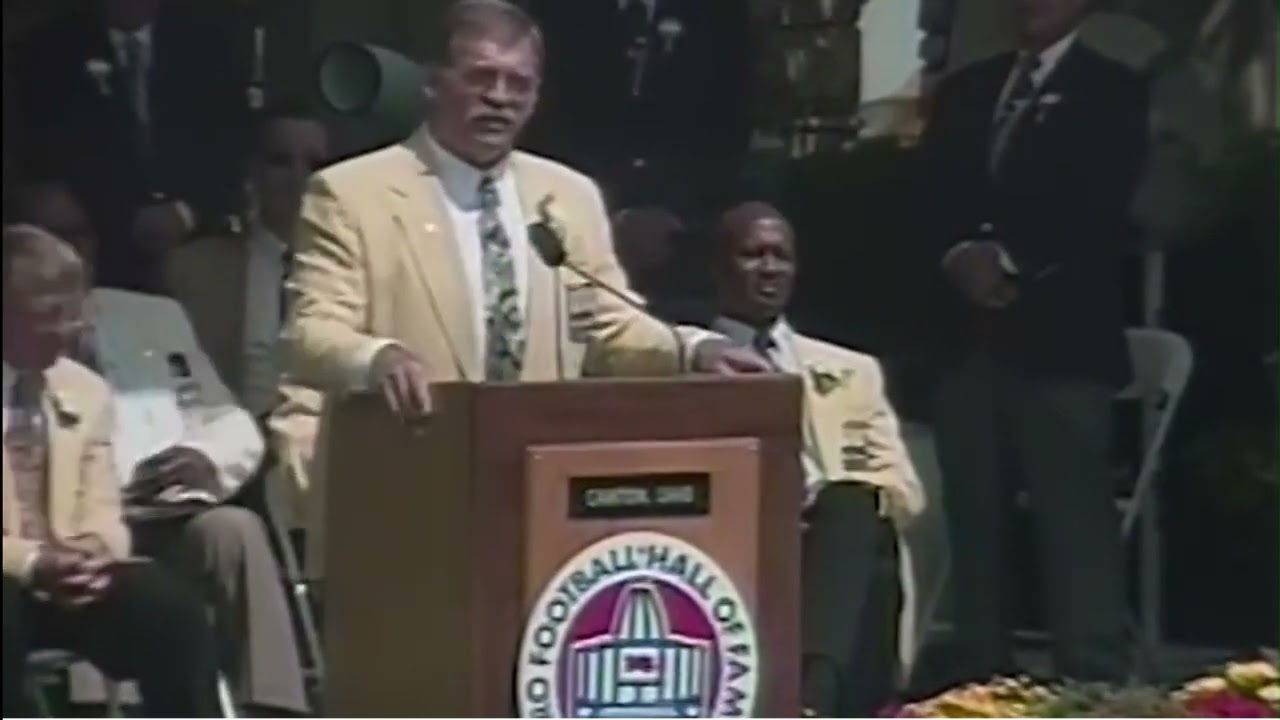 Dan Dierdorf Pro Football Hall of Fame Speech