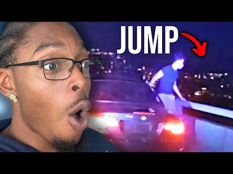 Teen Jumps Off 100FT Bridge To Escape COPS