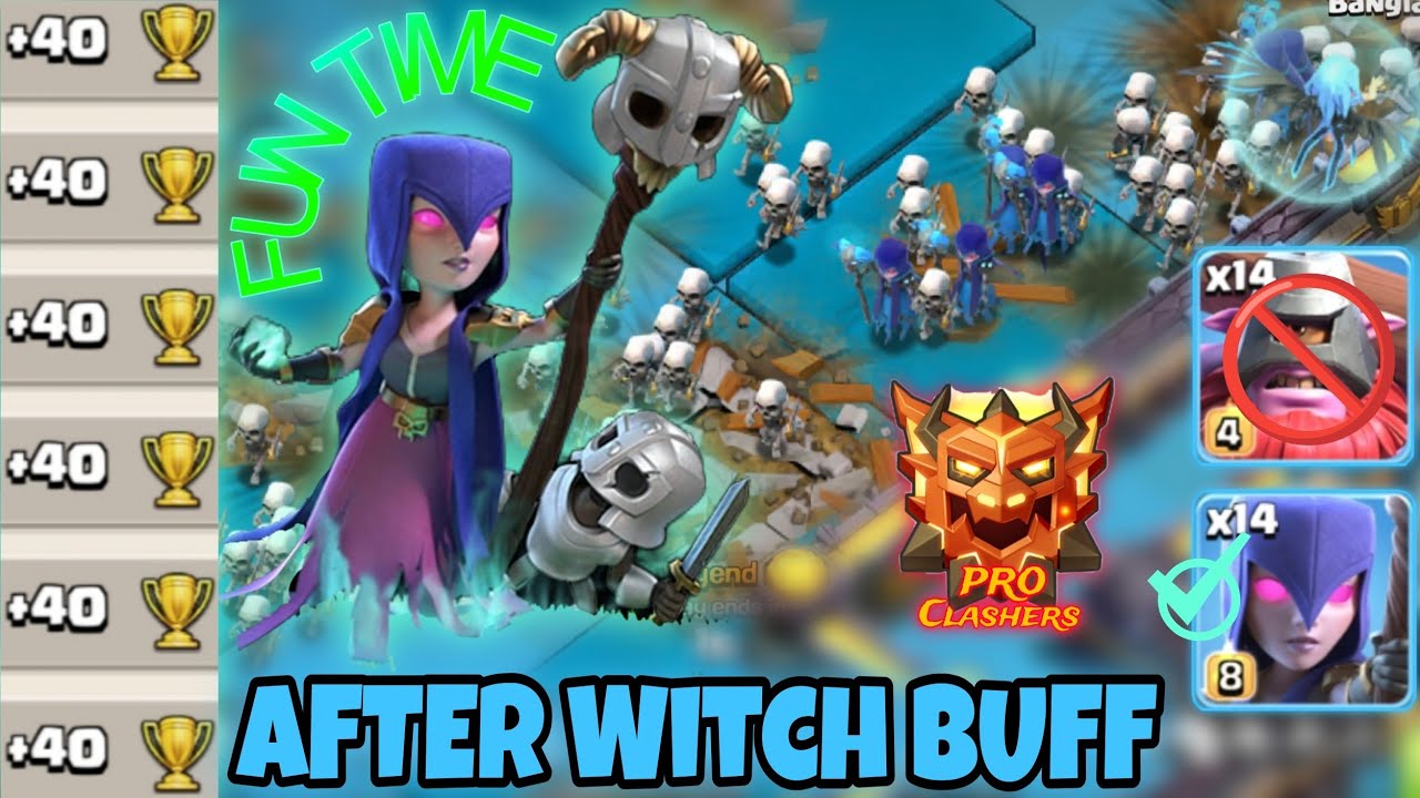 After Witch Get Buffed,It's Time To Replace Mass Thrower. Only Mass WITCH Enough For Legend League.👇