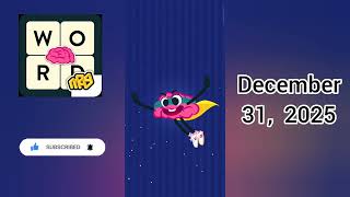WordBrain Brainy's New Year Event December 31, 2025 2 Answer - All Parts | Full Gameplay & Solutions screenshot 1