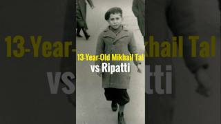 13-Year-Old Mikhail Tal Vs Ripatti