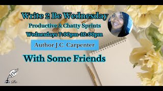 Write 2 Be Wednesday Productive & Chatty Sprints