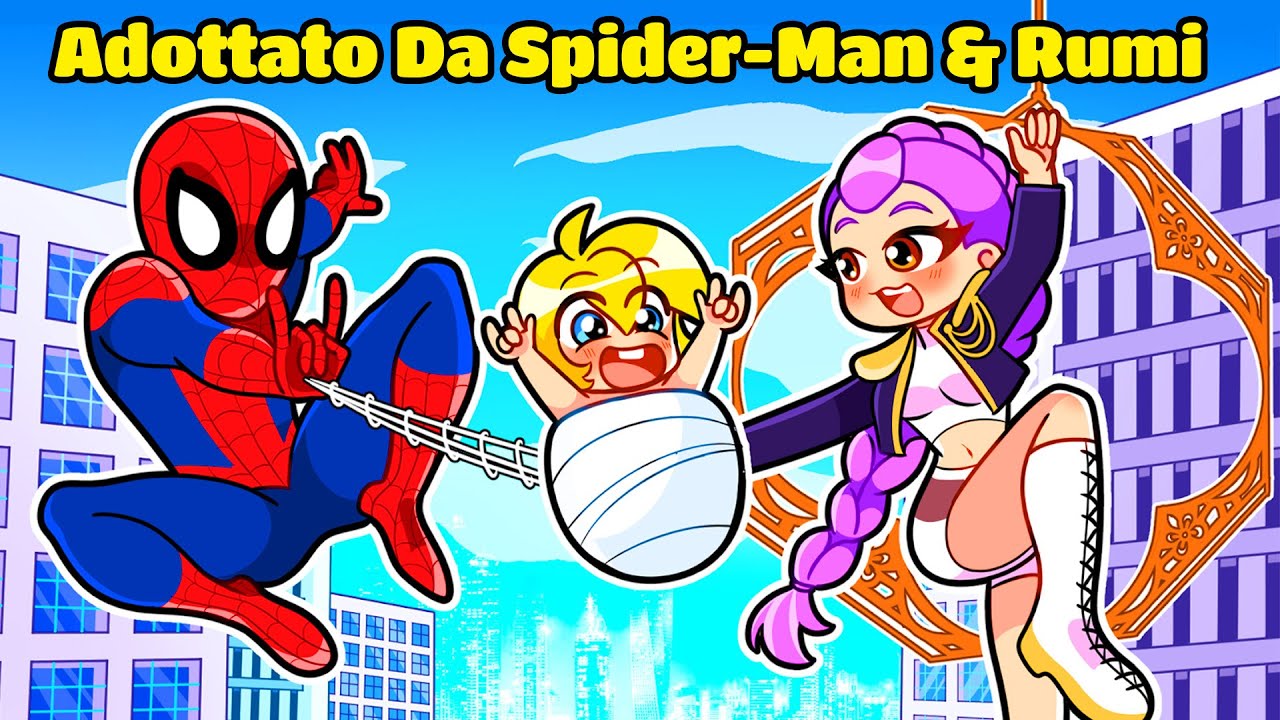 Spider Rumi VENGO ADOTTATO DA SPIDER-MAN E RUMI K-POP Su Minecraft! - YouTube