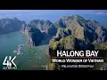 【4K】½ HOUR DRONE FILM: «Halong Bay» 🔥🔥🔥 Vietnam Ultra HD 🎵 Chillout Music (2160p Ambient UHD TV)