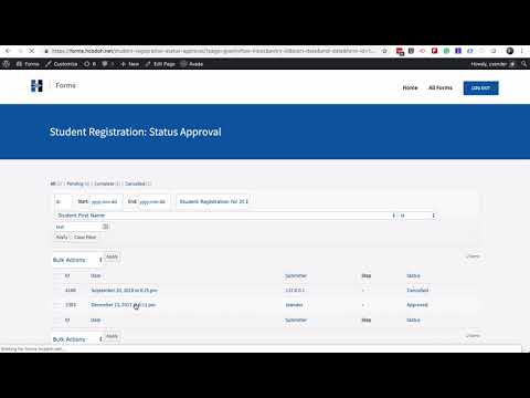 GravityFlow on Enrollment Example