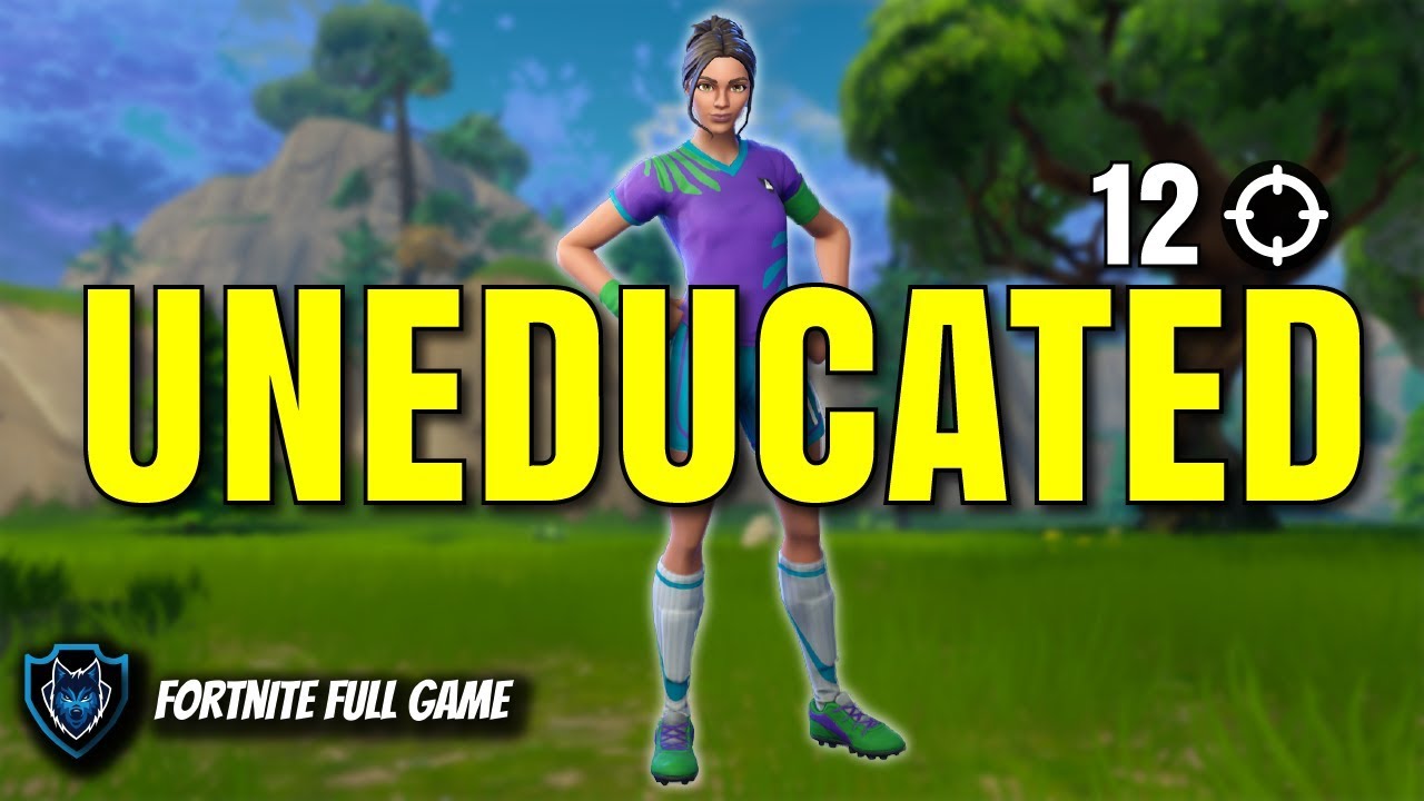Fortnite Full Game | Uneducated (Poised Playmaker | Soccer Skin Gameplay)