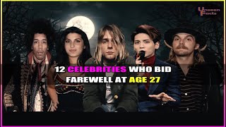Remembering 12 Celebrities Died At Age 27 #27club #musician #musicindustry #musicworld #musiclegend