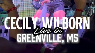 Cecily Wilborn performs at the Blackout Pt 2 with J’Cenae