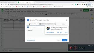 Google Spread Sheet Tutorial | Collaboration