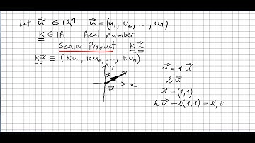 Linear Algebra 5, Scalar Multiplication