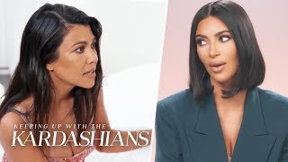 Kim Kardashian Accuses Kourtney Of Copying Her Style | KUWTK | E!