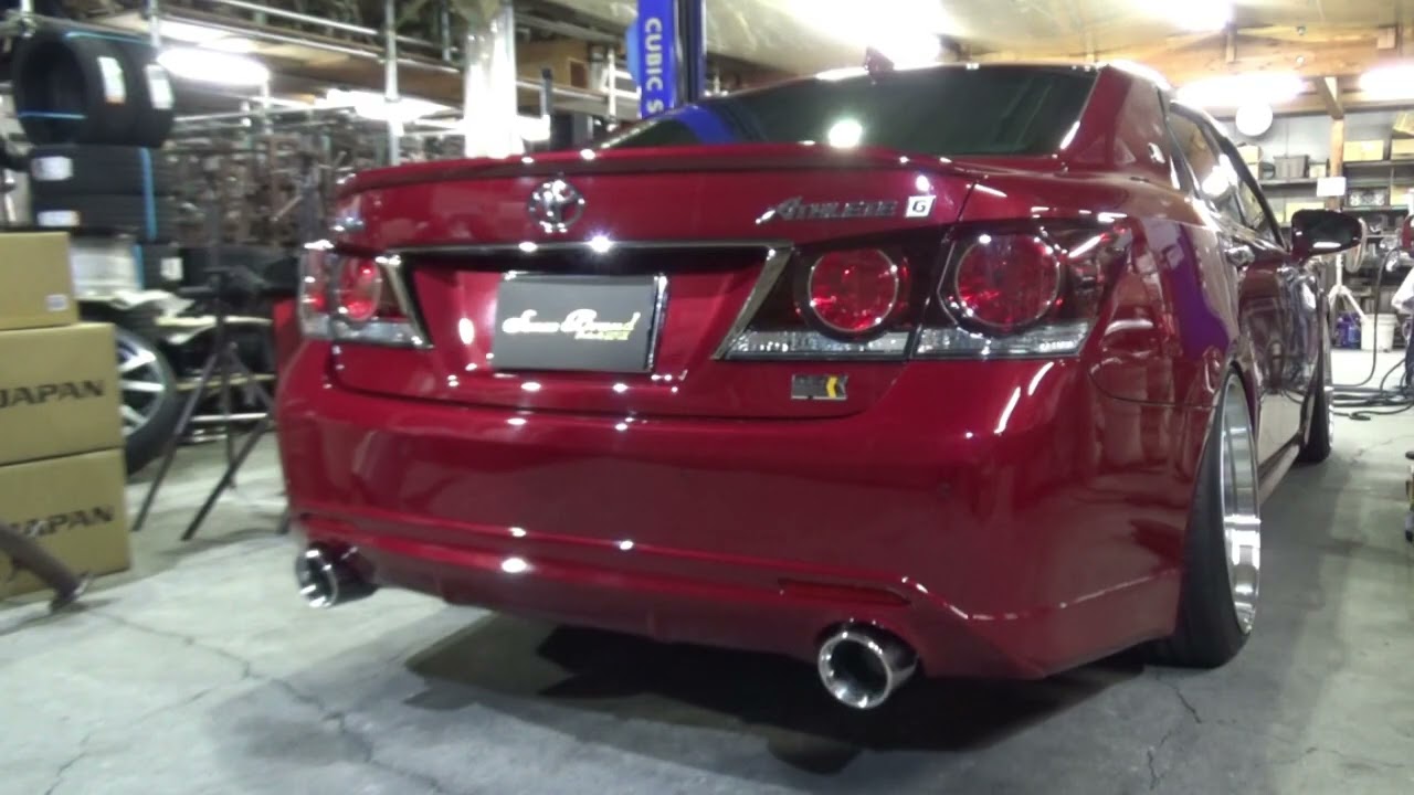 センスブランド ARS210クラウン ワンオフマフラー - YouTube