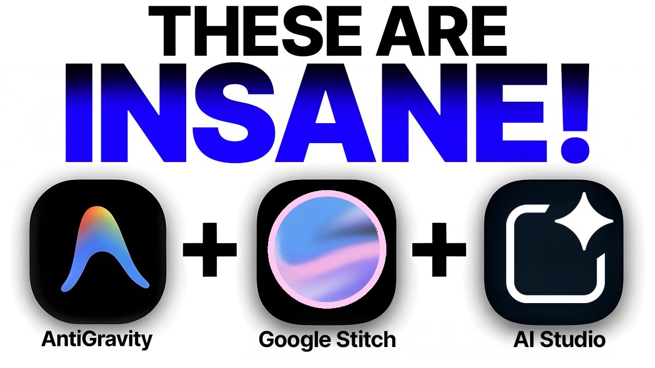 NEW Google Antigravity + Stitch + AI Studio Update!
